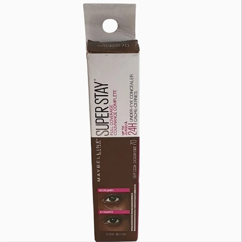 Maybelline 24hr Full Coverage Under Eye Concealer, 70 Deep Cocoa